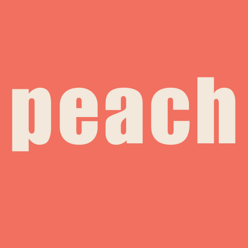peach